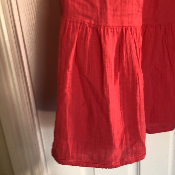 Gap Factory Gauze Flutter Sleeve MIDI Dress - Picture 7 of 11